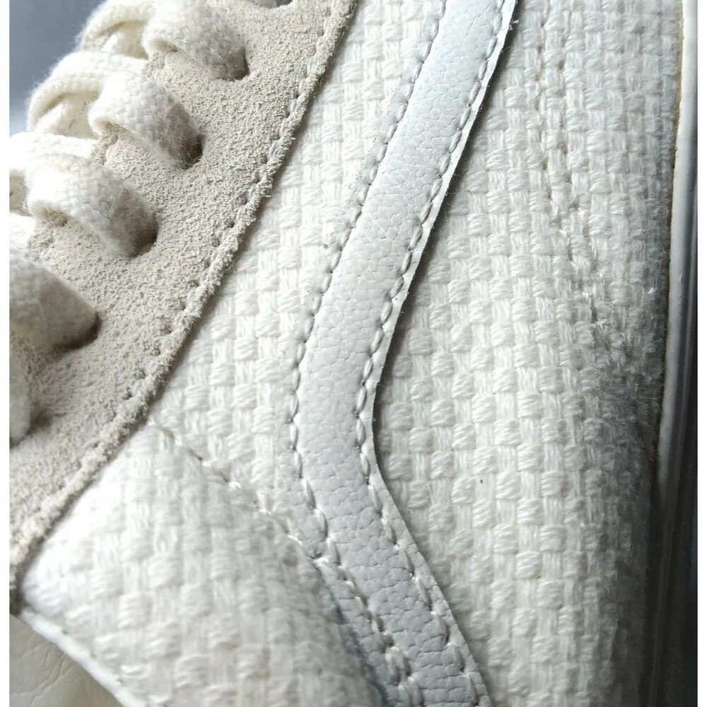 VANS Old Skool Low Top Shoes Women’s Size 8 Sneakers Woven Check White/Natural - Picture 7 of 12